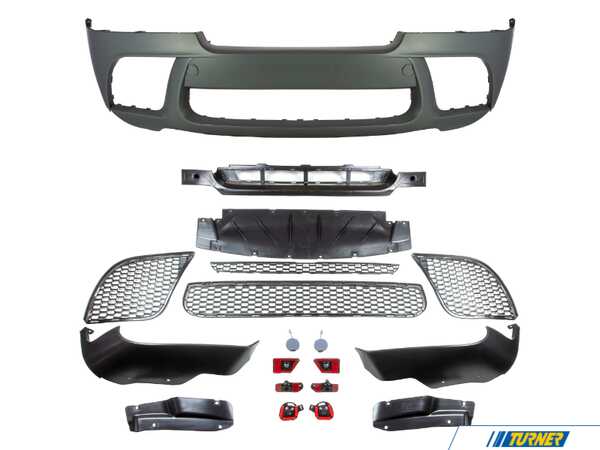 Suvneer Suvneer M Performance Style Front Bumper Kit - BMW E71/E72 X6 E71X6MPFT