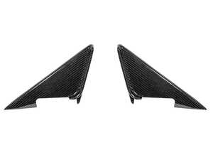 AutoTecknic Dry Carbon Side Mirror Wind Deflector Set - Gloss Finish - G87 M2