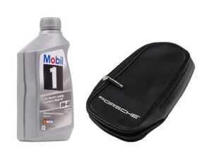 Porsche 5w-30 Engine Oil & Oil Storage Bag Combo