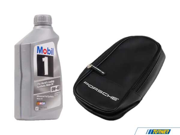 Genuine Porsche Porsche 5w-30 Engine Oil & Oil Storage Bag Combo PNA0001000DKT
