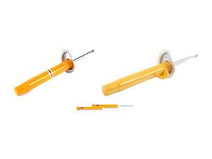 KONI Yellow Sport Adjustable Shocks and Struts, Full Set - E46 Sedan non-M RWD 