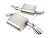 Corsa Corsa Axle-Back Sport Mufflers - Silver Tips cor14561sKT View 1