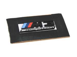 G80 M3 Competition Front Grille Emblem - Gloss Black