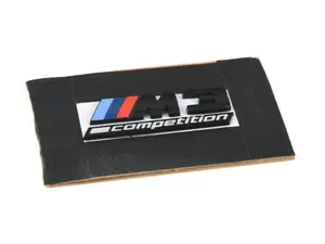 G80 M3 Competition Front Grille Emblem - Gloss Black