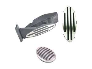 Stainless Steel Inlay Pedal Set - Priced As Set