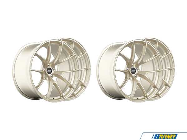 APEX Wheels APEX VS-5RS 19" Staggered Wheel Set - Motorsport Gold vs5rs19105KT2