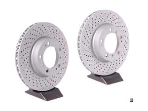 Coated Front Brake Rotors - Pair 12.51" (318mm)