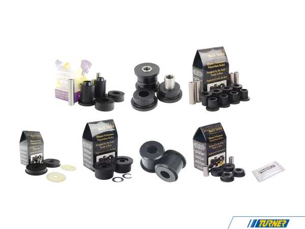 Powerflex Black Series Powerflex Complete Race Polyurethane Bushing Kit - E30 pfe30hndlblkKT