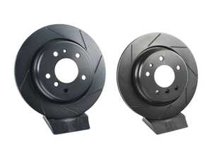 Rear V5 Slotted Brake Rotors - Set (300x20)