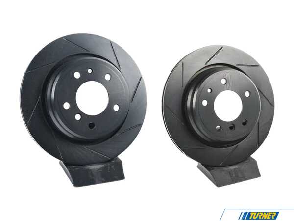 ECS Rear V5 Slotted Brake Rotors - Set (300x20) 34211159659-S