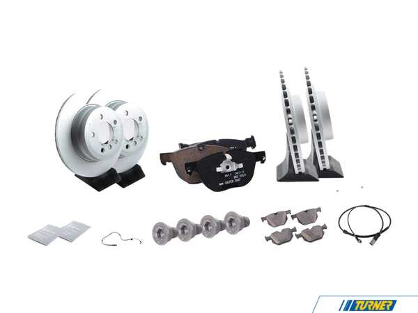 Genuine BMW Genuine BMW Front & Rear Brake Service Kit - E70 X5 35d 34216793247gbKT