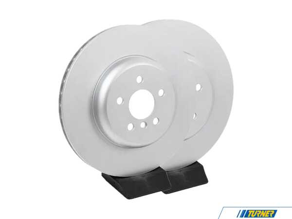 ECS ECS V5 Plain Brake Rotors - Front Pair (348x30) 34116860909-pKT