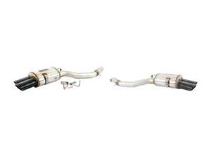 Supersprint Sport Muffler With Polished Black Tips (Ovular Design)