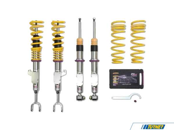 KW Suspension KW Street Comfort Coilovers - BMW F10 5-Series, F06 6-Series, F01/02 7-Series (W/O Adaptive Drive) 18020080KT