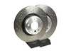 Brembo Performance Rear Dimpled And Slotted Brake Rotors - Pair - (345x24) 34206797598bKT View 1