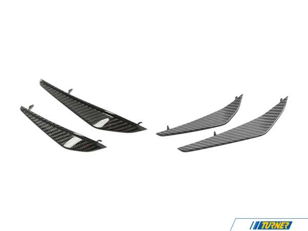 Genuine BMW M Performance M Performance Canards In Carbon Fiber - G80 M3 51115a08ff9KT