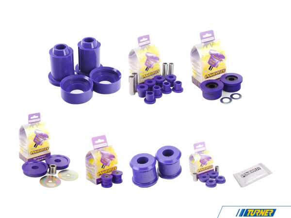 Powerflex Powerflex Complete Street Performance Polyurethane Bushing Kit - E30 pfe30hndlKT