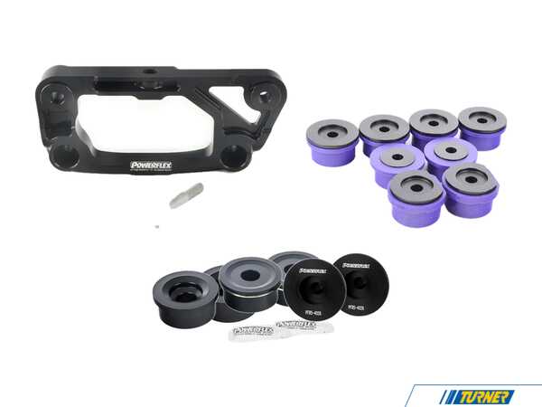 Powerflex Powerflex Differential Dual-Mount Bushing & Bracket Set - Track Bushings - F8X M2/M3/M4 PFR54030BKT