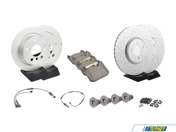 Genuine MINI Front & Rear Brake Service Kit - JCW 34106864133KT1