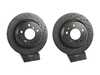 ECS Rear V5 Drilled & Slotted Brake Rotors - Set (300x20) 34211159659-XS View 1
