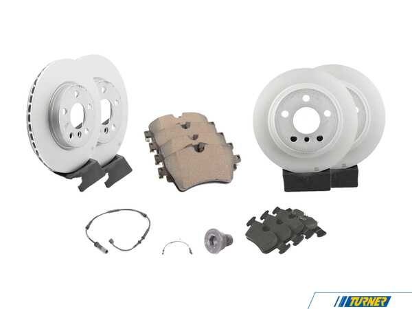 Genuine MINI Front & Rear Brake Service Kit 34116866297KT7