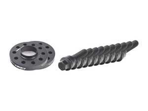 Wheel Spacer & Bolt Kit - 20mm With Black Ball Seat Bolts