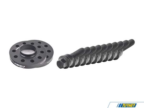 ECS Wheel Spacer & Bolt Kit - 20mm With Black Ball Seat Bolts 002411ECS03-25KT