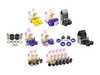 Powerflex Powerflex Complete Street Performance Polyurethane Bushing Kit - E8X E9X RWD - Non-M pfe9xe8xhndlKT View 1