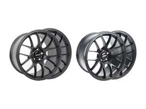 19" APEX EC-7 staggered Wheel Set - Satin Black 