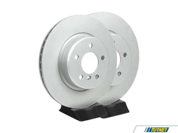 ECS ECS V5 Plain Brake Rotors - Front Pair (330x24) 34116794429-pKT