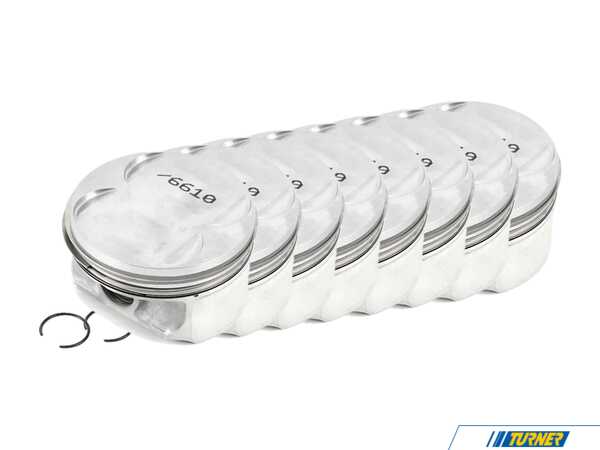Genuine BMW M62 4.4i Replacement Piston Set - 8 Count 11251708901KT
