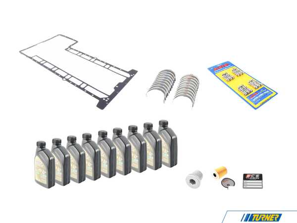 Packaged by Turner  BE Bearings Performance Rod Bearing Replacement Kit - w/ ARP Rod Bolts 11247834522ARPKT