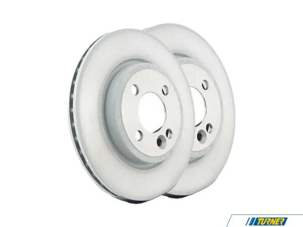 Genuine MINI Front Brake Rotors - Pair 10.86" (276x22) 34116774984KT