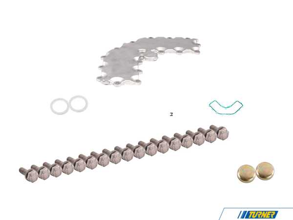 Genuine BMW Engine Block Cover Replacement Kit - M60, M62 07119937230KT