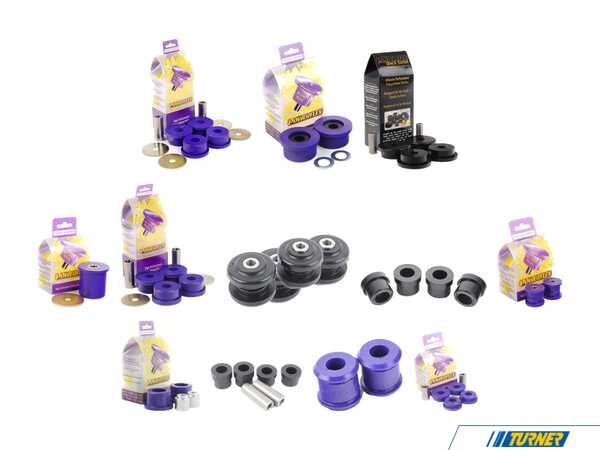 Powerflex Powerflex Complete Street Performance Polyurethane Bushing Kit - E36 Non-M pfe36hndlKT