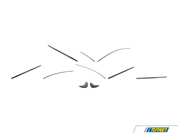 Genuine BMW Genuine BMW High Gloss Shadowline Window Trim Kit - BMW G20 G80 3-Series 51337465149KT
