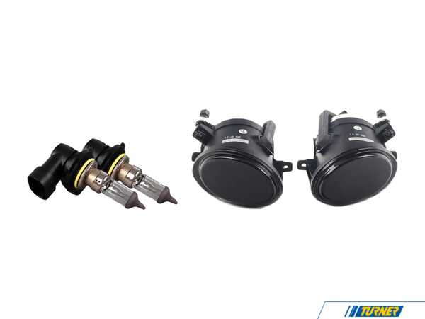 ZiZa BMW E46 E39 Smoked Fog Light Set w/ Bulbs 010290ZIZ02KT