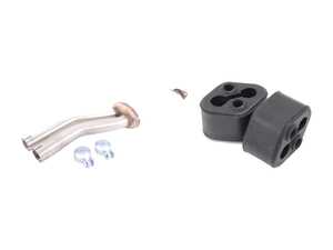E92/E93 328i/xi Supersprint Euro Exhaust System with Quad Tips (Center Resonator + Rear Dual Exhaust)