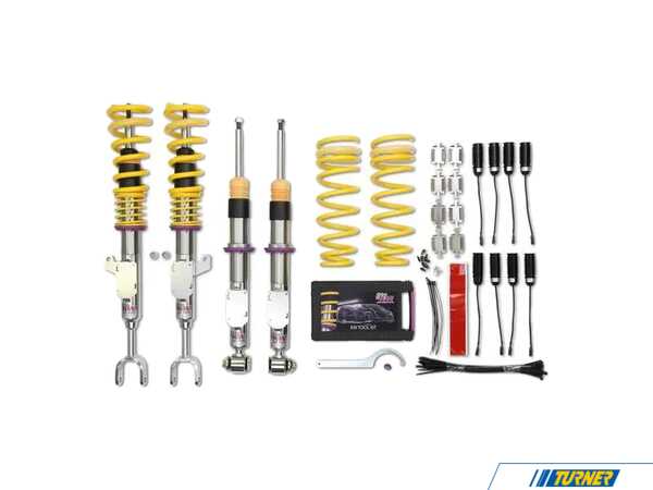 KW Suspension KW Street Comfort Coilovers - BMW F10 5-Series, F06 6-Series, F01/02 7-Series (With Adaptive Drive) 18020090KT