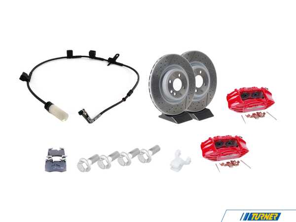 Genuine MINI JCW 4 Piston Sport Brake Kit Retrofit - Front Kit - Only At ECS Tuning 34110432802KT1