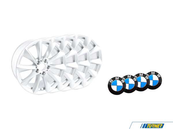 Genuine BMW 18" Turbine Style 415 Wheels - Square Set Of Four 36116796248KT
