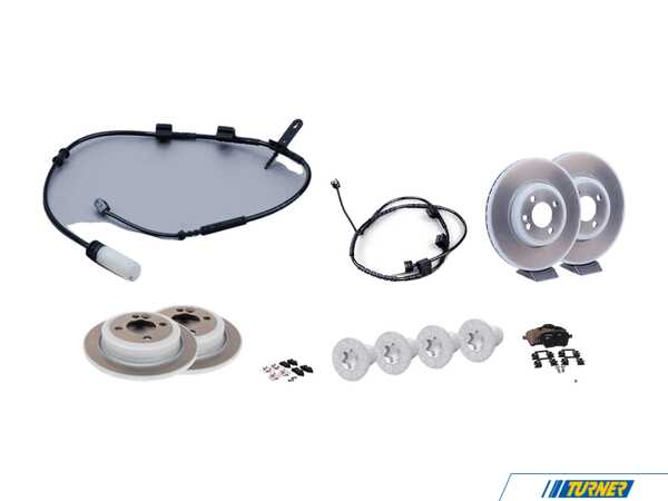 Genuine MINI Front & Rear Brake Service Kit 34116858652KT14