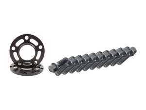 Turner Silver BMW 10mm Front Wheel Spacer and Extended Bolts Kit - F01 F02 F07 F10 F12 F13 F22 F23 F25 F26 F30 F32 F33 F87