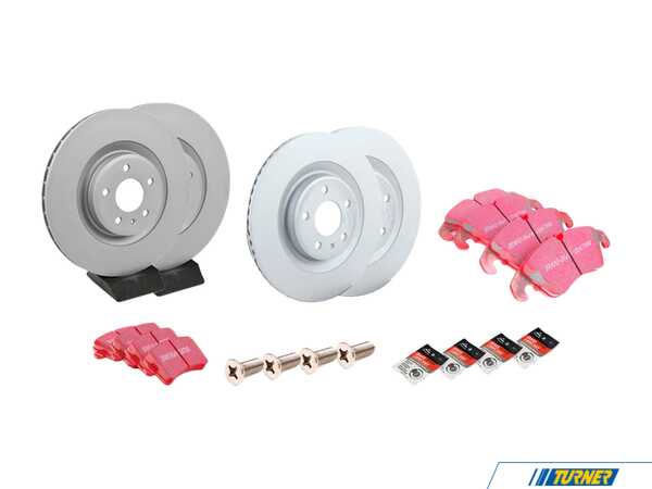 Assembled By ECS  Front & Rear Brake Service Kit 8K0698301MKT19