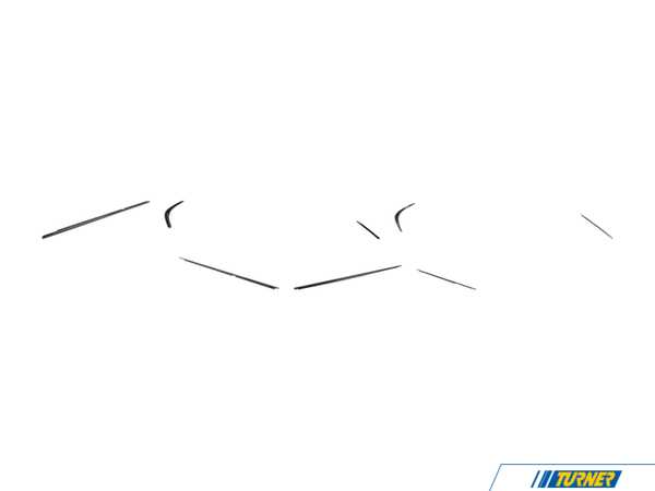 Genuine BMW Genuine BMW High Gloss Shadowline Window Trim Kit - BMW F30 F80 3-Series 51357263231KT