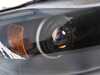 Anzo Anzo Projector Headlights W/ Halo W/ LED Bar - 3 Series E90-E91 - Black anz121335B View 3