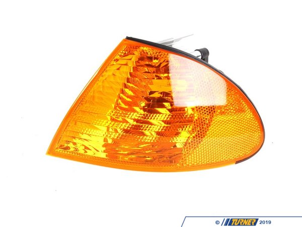 Genuine BMW Front Left Turn Signal - Amber - E46 323i 325i 328i 330i Sedan  63136902765