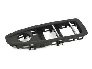 Genuine BMW Driver's Side Window Switch Cover - Black - BMW F30 F31 F34 F36 F80 (LCI Models)