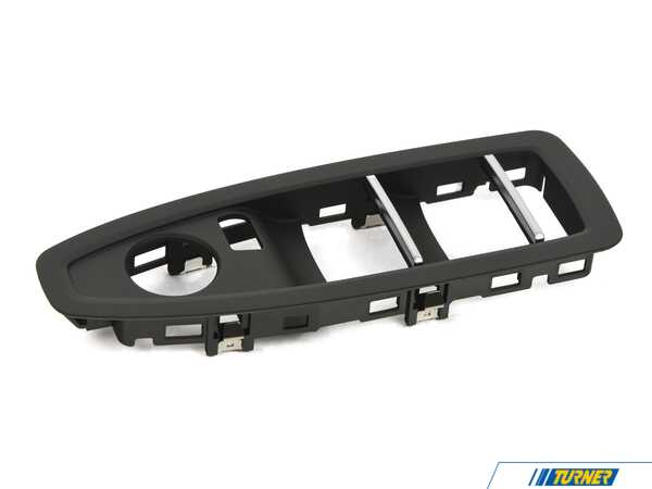 Genuine BMW Genuine BMW Driver's Side Window Switch Cover - Black - BMW F30 F31 F34 F36 F80 (LCI Models) 51417403892