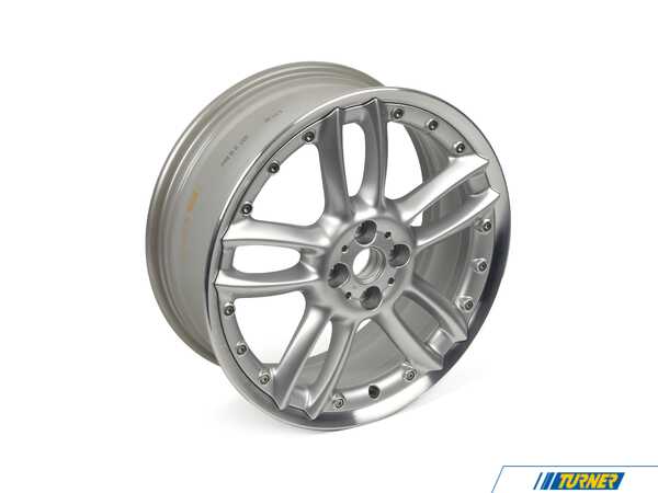 Genuine MINI Genuine MINI 2-Piece Disc Wheel, Silver 7X18 Et:52 - 36116777357 36116777357